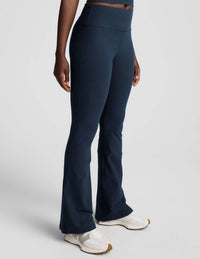 BEYOND YOGA Spacedye Bootcut Pant in navy - women's pants - alternate view