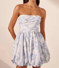 Shona Joy - Mamounia Draped Bubble Mini Dress