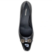 Salvatore Ferragamo - Women's Bria 60mm Patent Leather Cap-toe Pumps