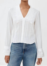 Reformation - Vivi Cotton Voile Top