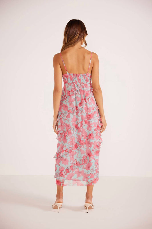 Minkpink - Auretta Ruffle Midi Dress