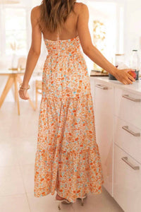 Trendsi - Tiered Halter Neck Printed Cami Dress