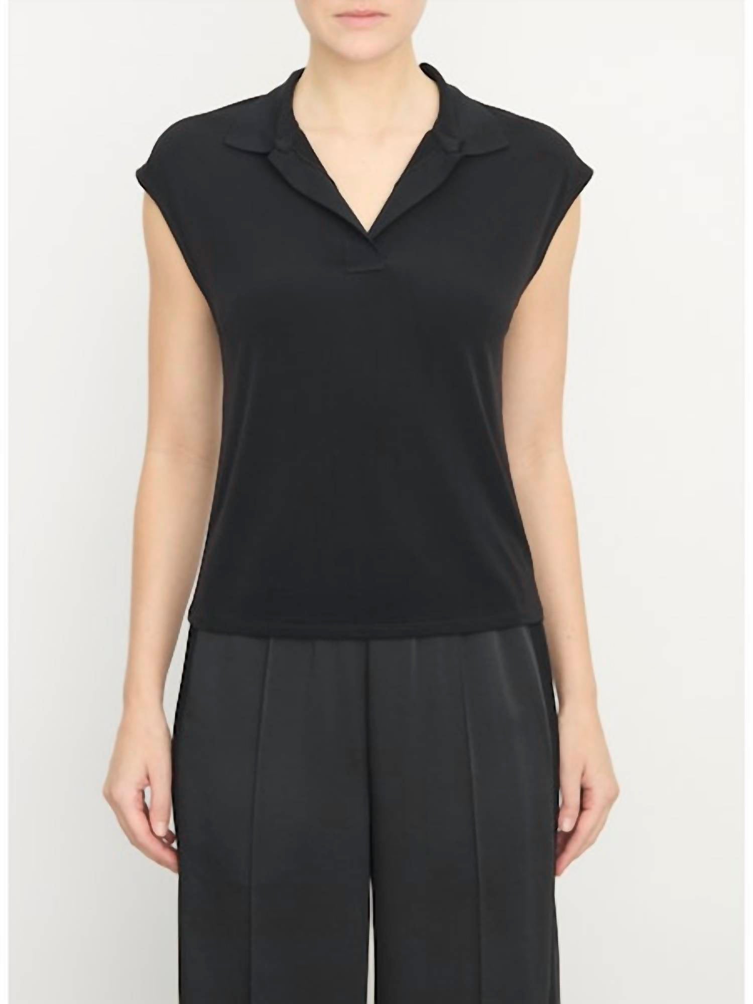 Vince - Cap Sleeve Polo