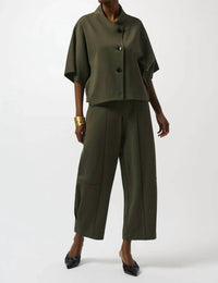 Joseph Ribkoff - Heavy Knit Pull On Barrel Pants