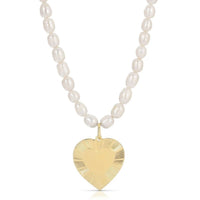 Eklexic - Women's Pearl & Hildegard Pendant Necklace