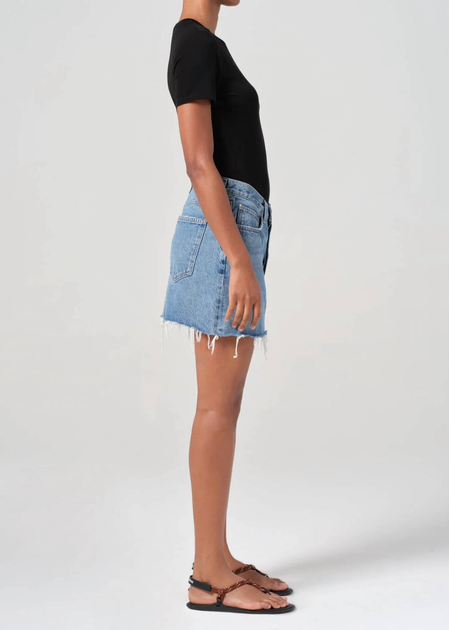 Agolde - V-Waist Mini Skirt