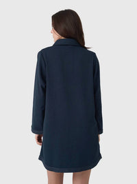 Never A Wallflower - Split Neck Dress