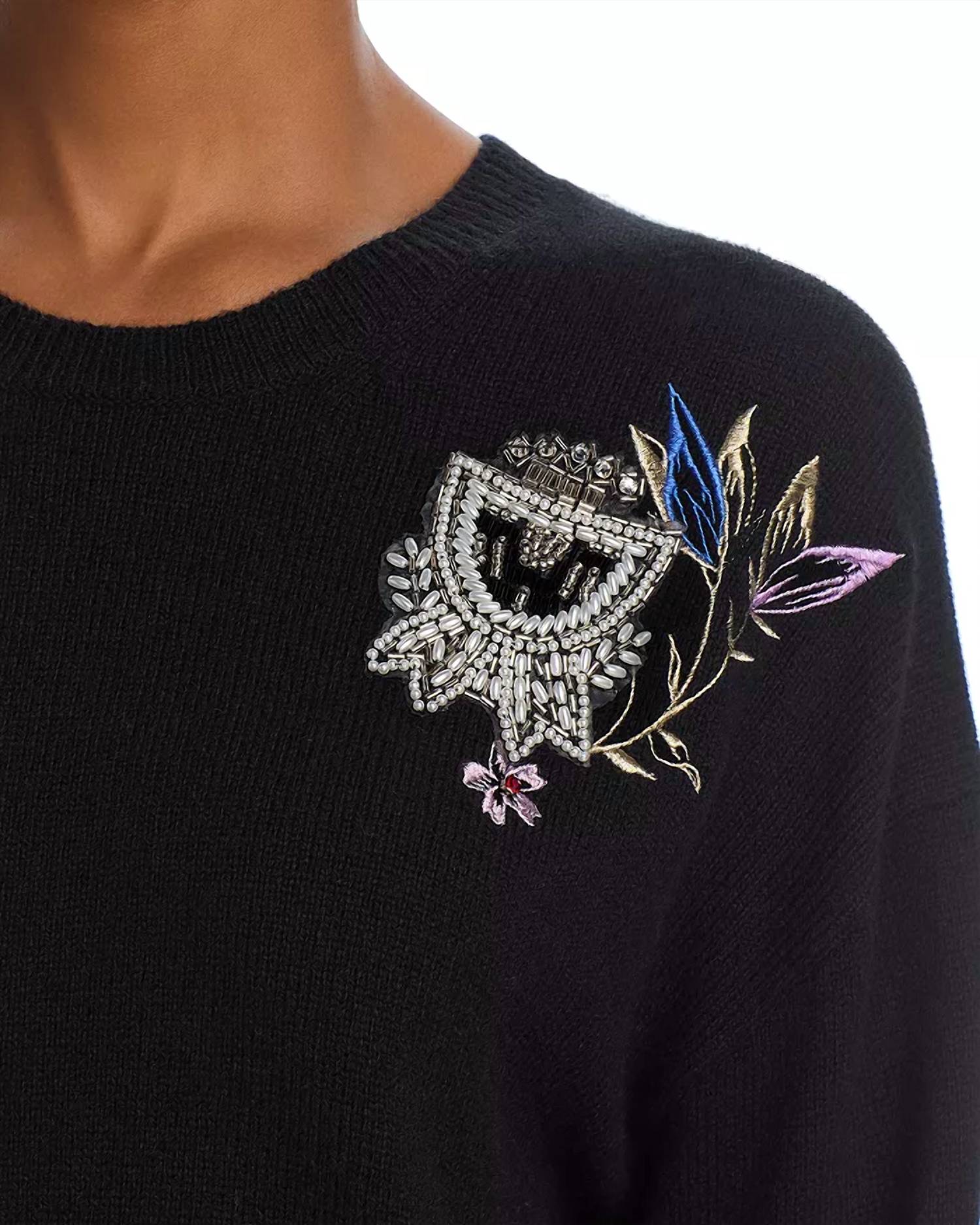 Cinq A Sept - Tasha Heritage Patch Sweater