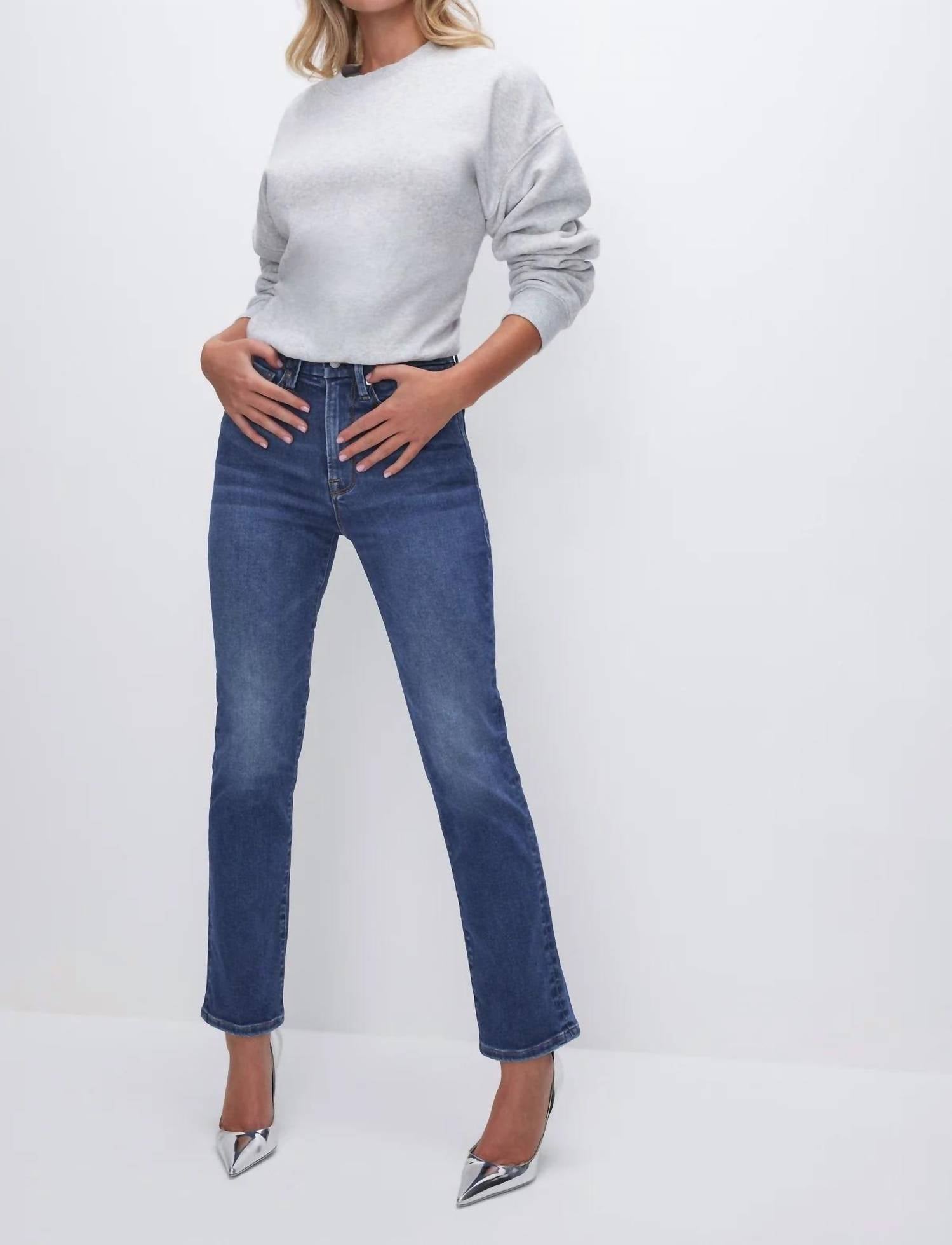 Good American - Good Legs Straight Jeans