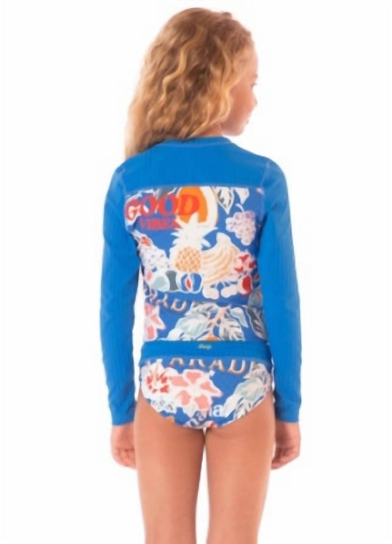 Maaji - Youth Girls Tropical Bliss Odyssey Rashguard Set