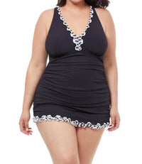 Profile By Gottex - Standard Enya Full Figure Halter Swimdress