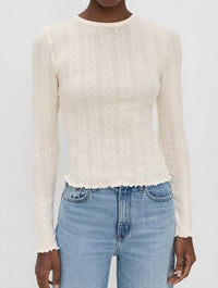 Daze - Pointelle Tee