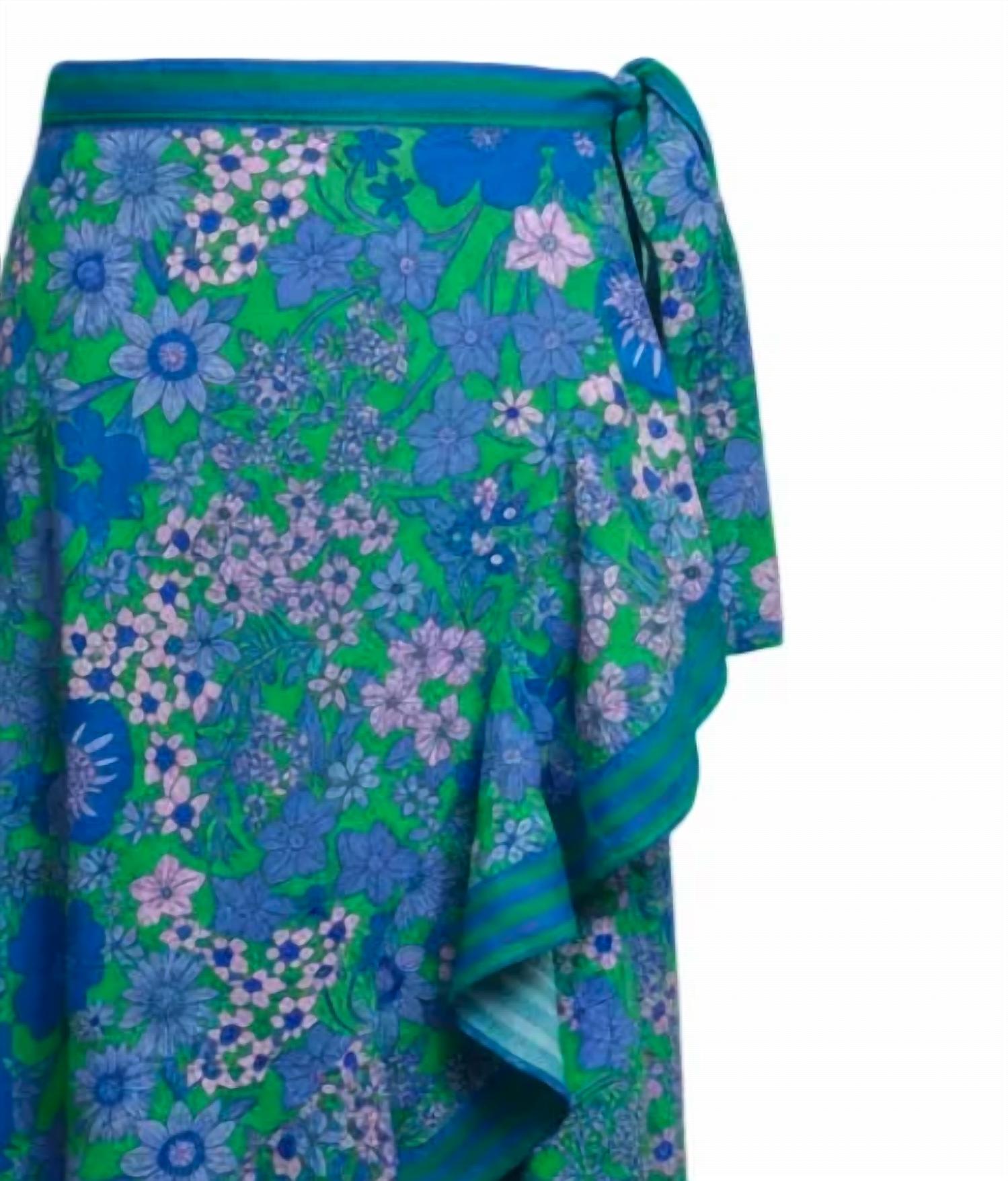 La Plage - Women's Sheridan Faux Wrap Maxi Skirt