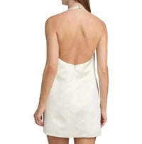A.L.C. - Sophia Satin Halter Mini Dress