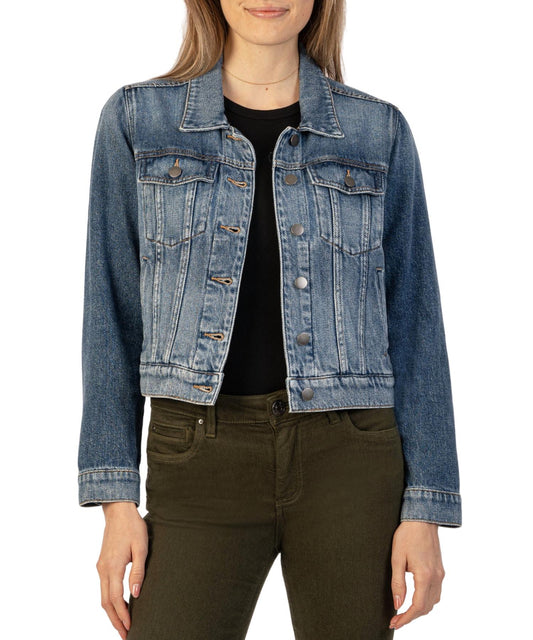 Kut From The Kloth - Julia Denim Crop Jacket