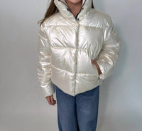 Katie J NYC Girls Jennifer Jacket in opal irredescent - kids' jacket