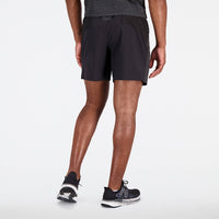 New Balance Men's Impact Luminous 6 Inch Short in black - men's shorts - detail view