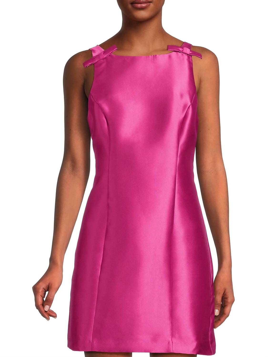 Hutch - Chesca Satin Bow Mini Dress