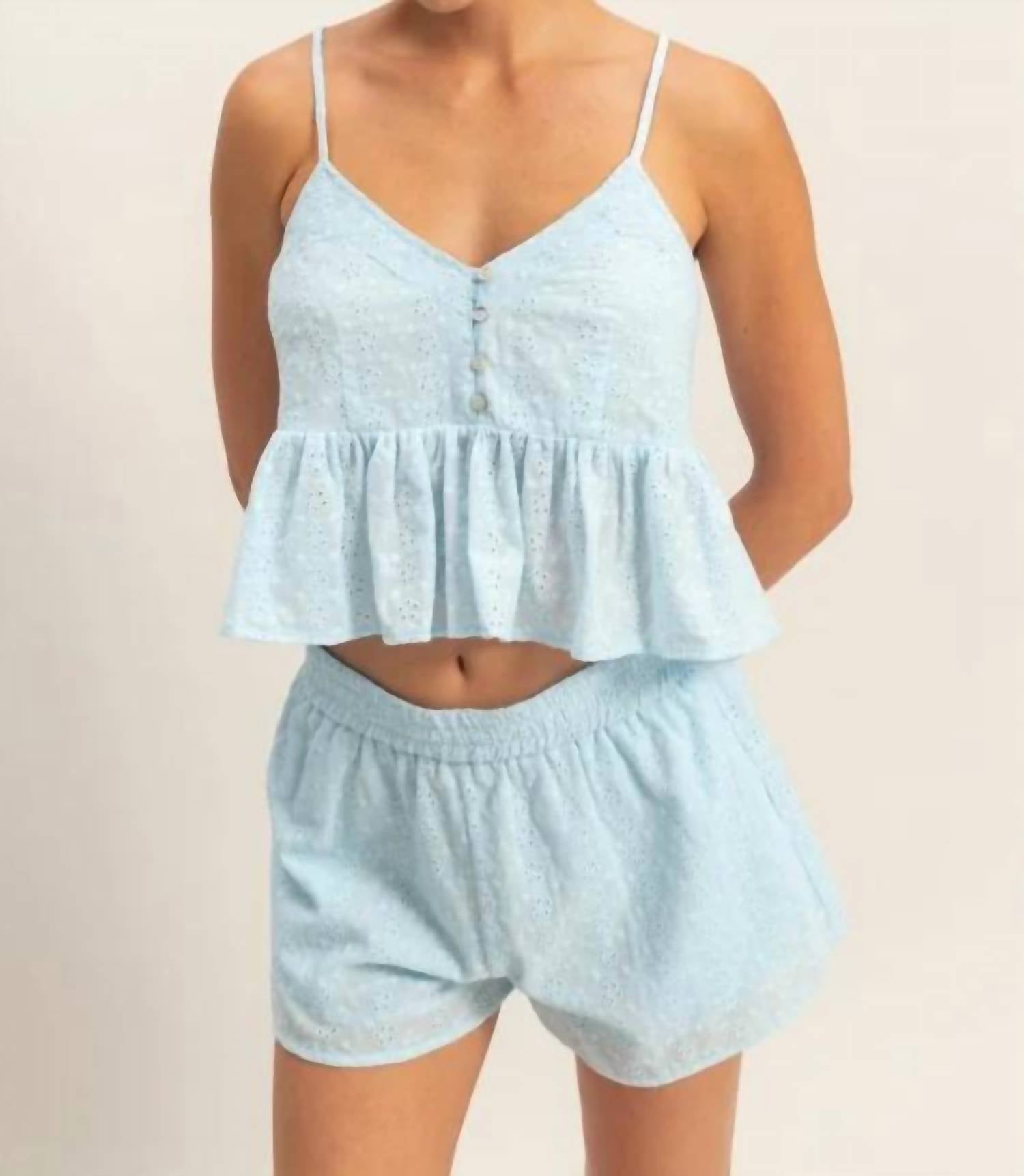 Hyfve - Too Sweet Eyelet Top
