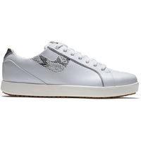 FootJoy Women's Links Golf Shoes in white snake - women's shoe