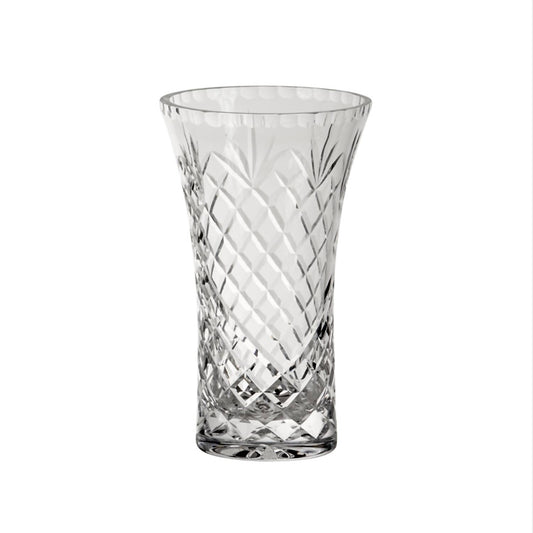 Creative Gifts International - Crystal Flared Vase With Medallion II Pattern