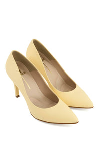 Andrea Women's Pointed Toe Pumps in yellow - women's heels - view 4