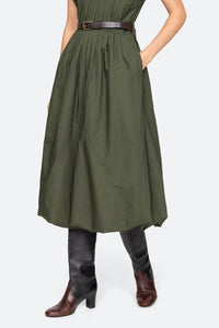 SEA Sullivan Bubble Midi Dress in ivy - women's dress - view 5
