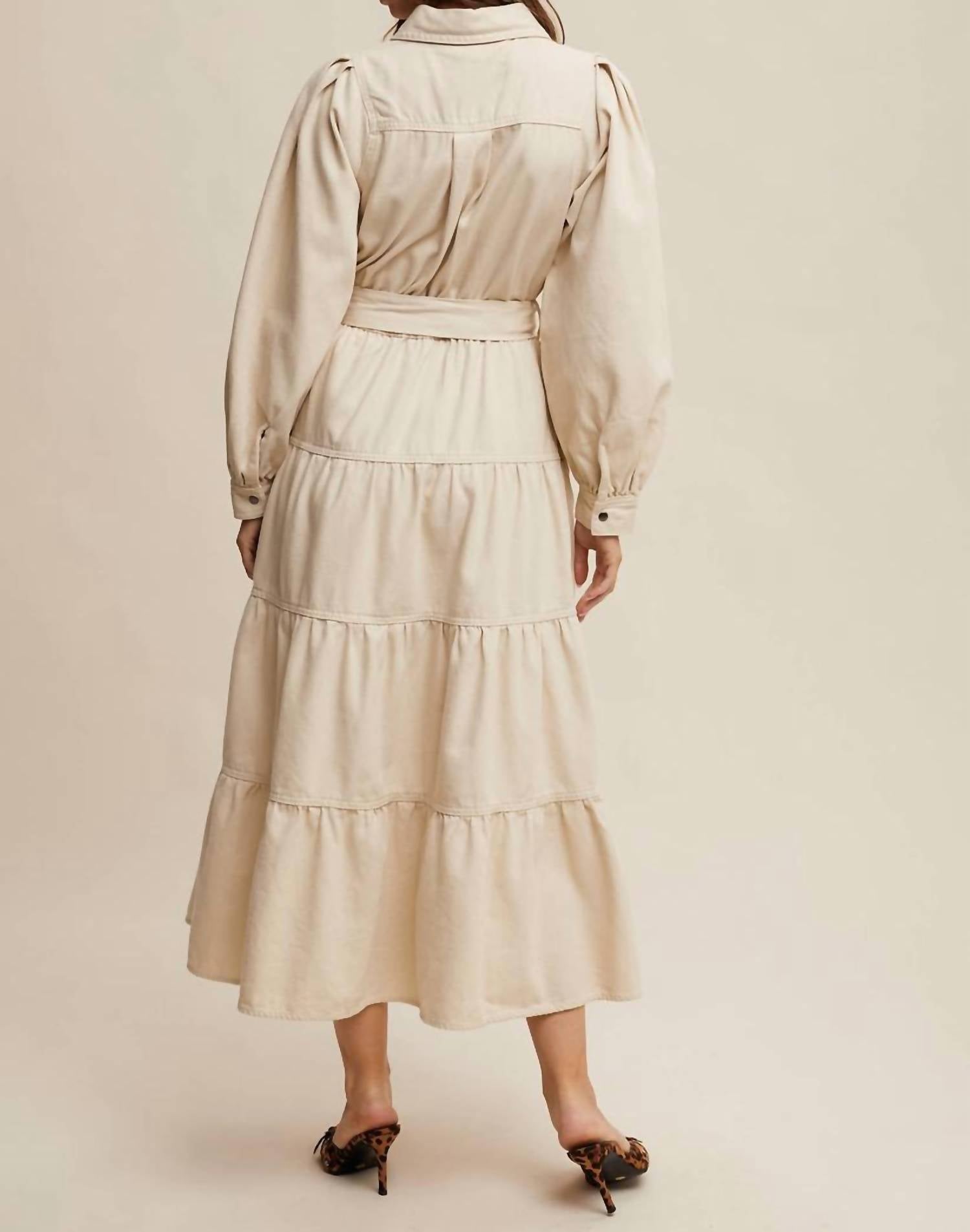 Listicle - Tiered Maxi Dress