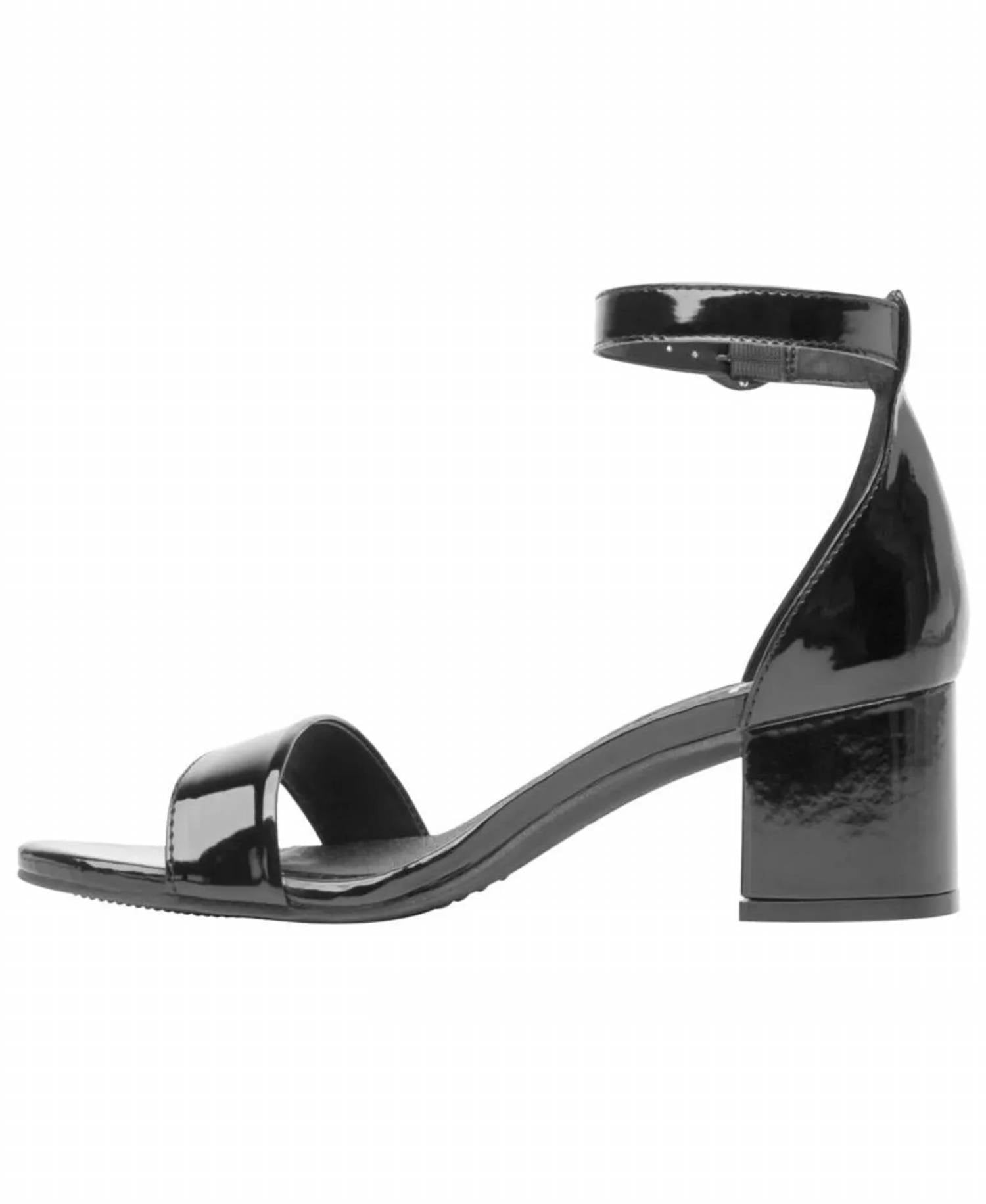Leather Ankle Strap Dress Sandals
