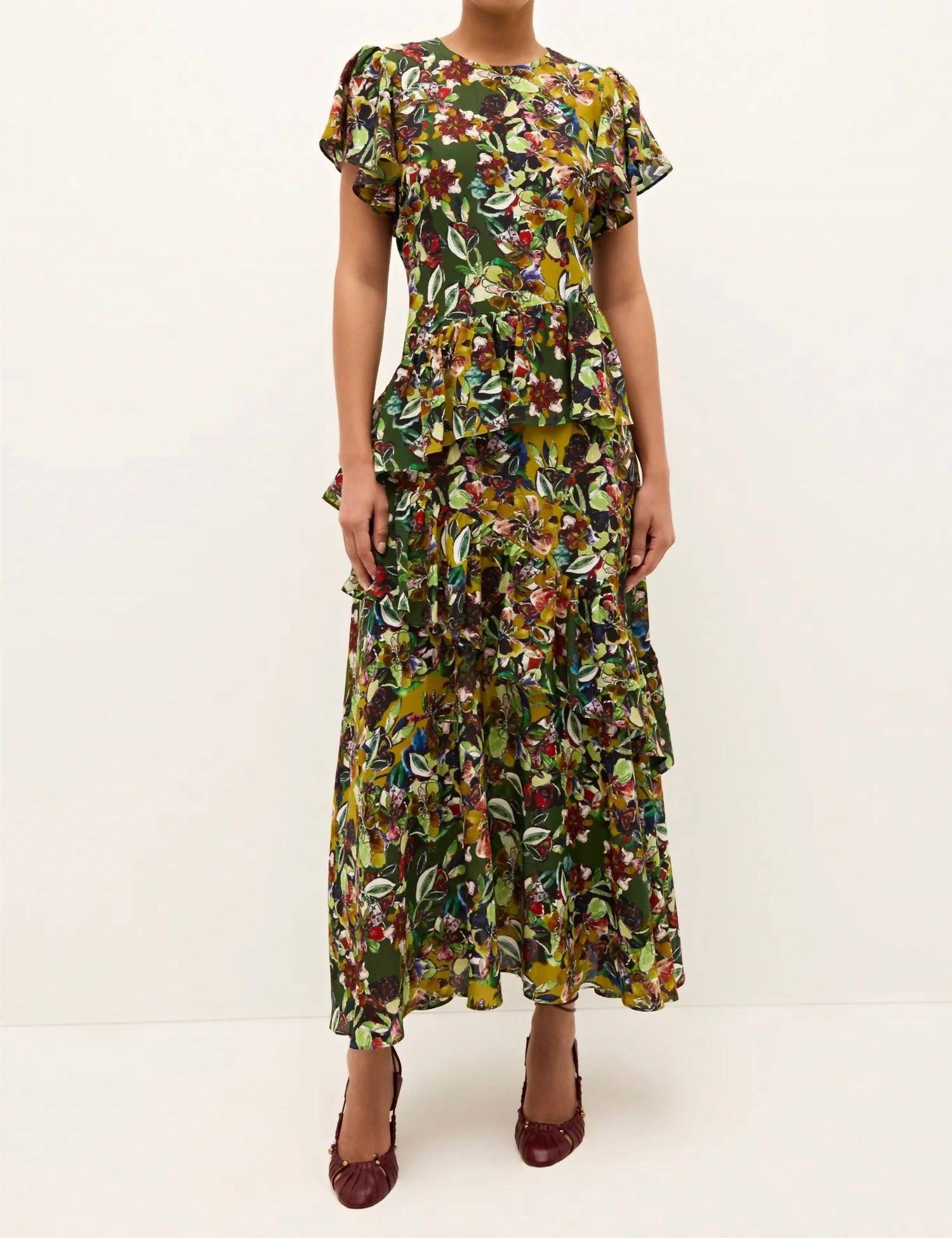 Marie Oliver Quinby Dress in bloom - women's dress - detail view