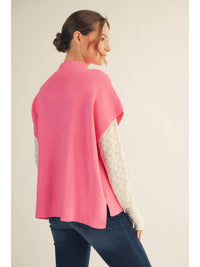 Jodifl Everything Is Good Sweater in bubblegum - women's sweater - detail view