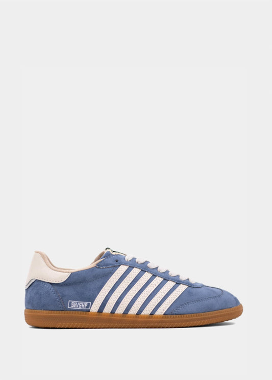 Shu Shop - Women's Striped Suede Sneakers