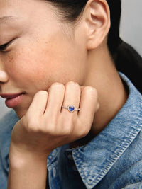Pandora - Women's Sparkling Elevated Heart Ring