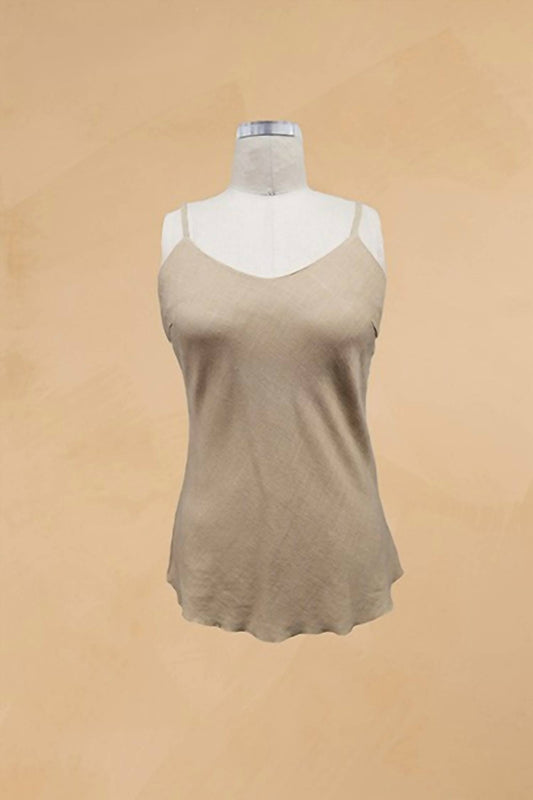 Paparazzi - Women's Linen Blend Solid Cami Tank
