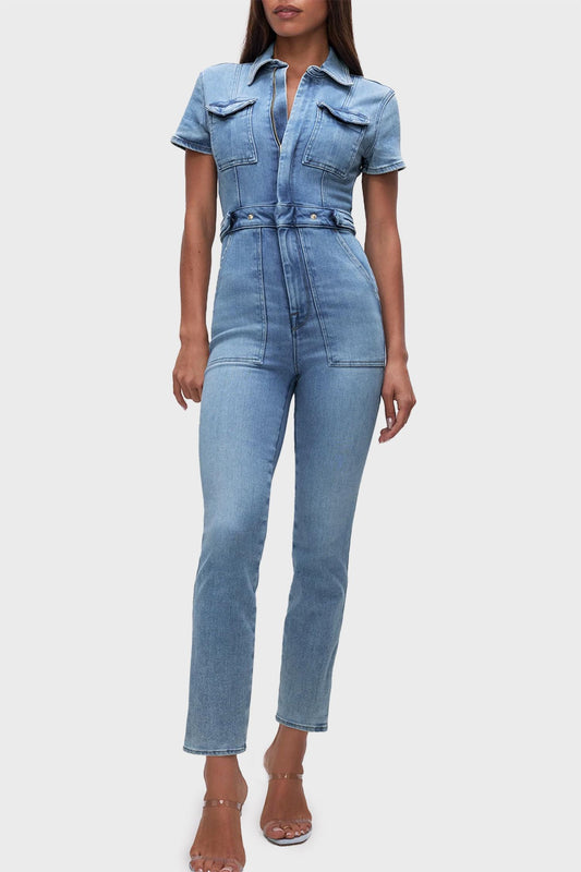 Good American - Fit For Success Bootcut Jumpsuit