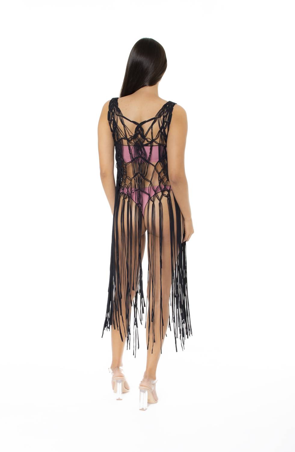 Nhall Resortwear - Olivia Cover Up Macrame
