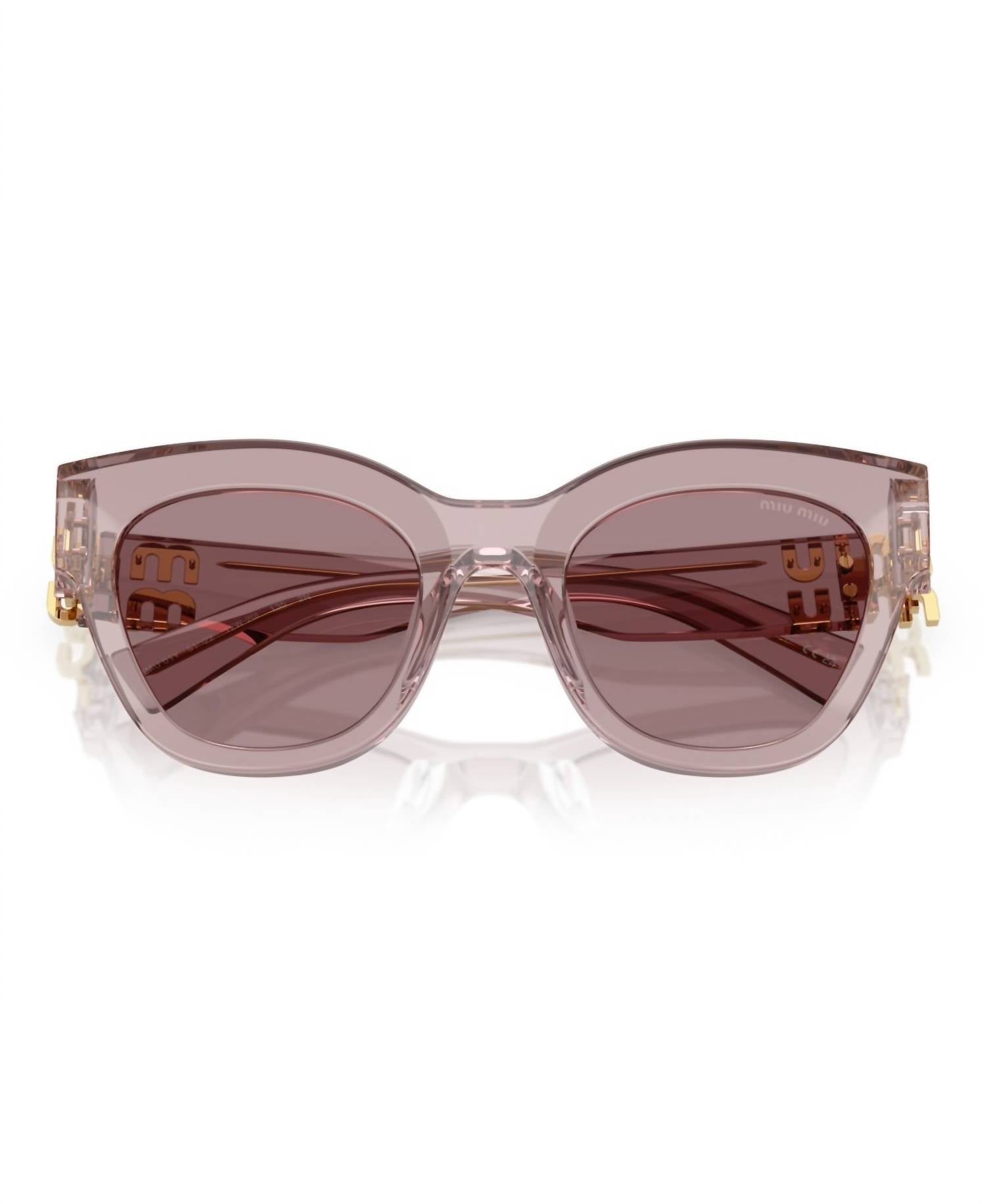 Miu Miu - Women's 0mu 01ys Transparent Sunglasses