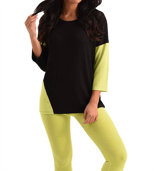 Mason 2 Tone Sleeve Kashmira Sweater