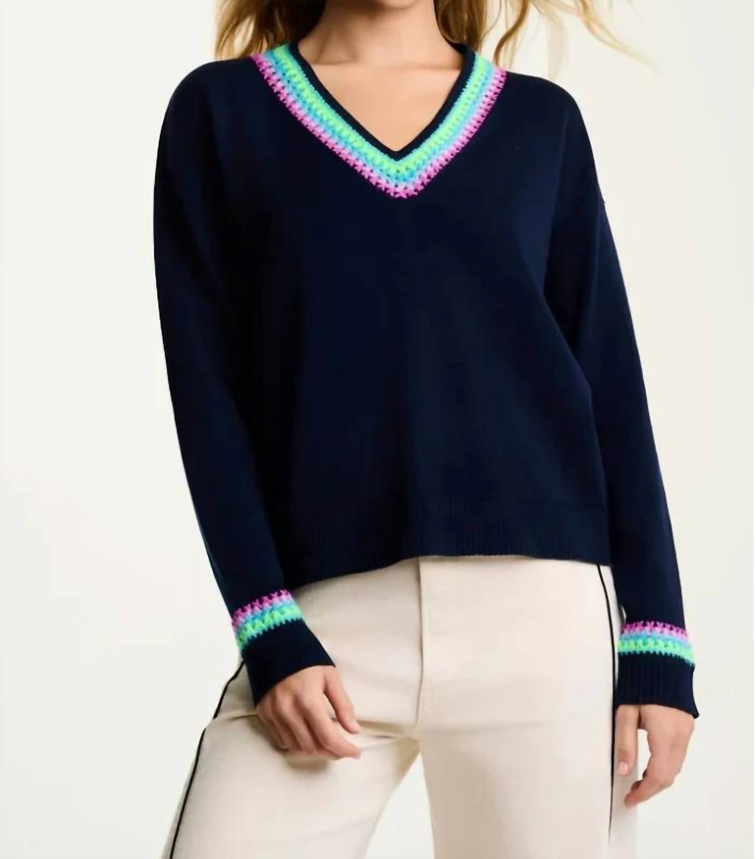 Lisa Todd - In The Mix V-neck Sweater