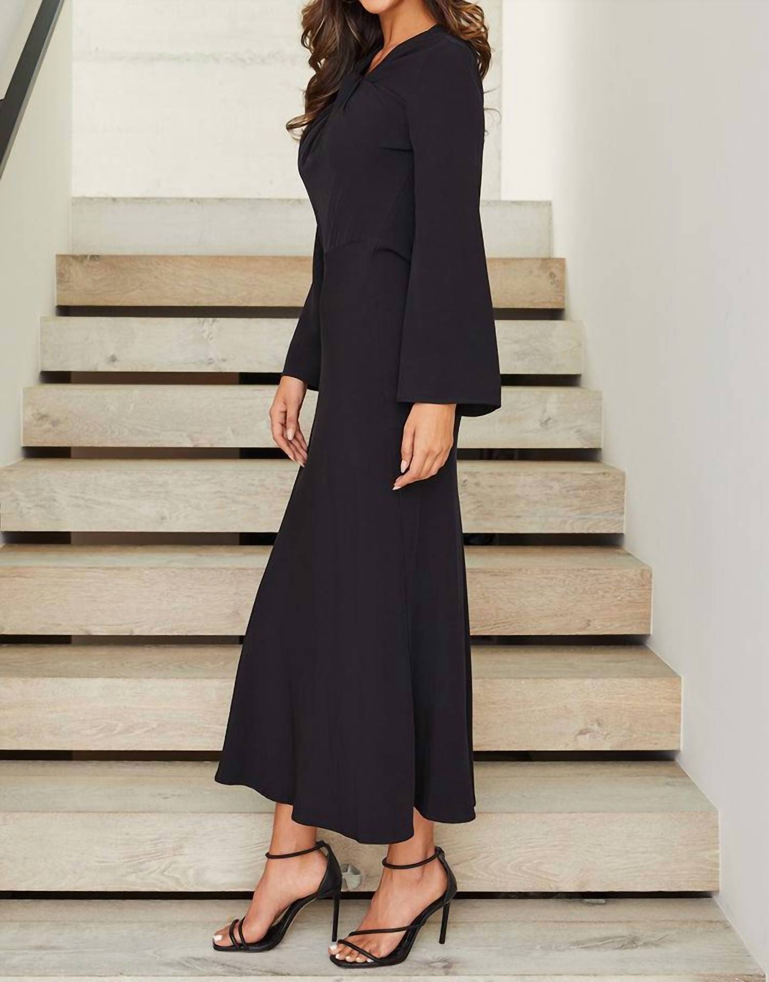 Milio Milano - Twist Front Open Back Dress