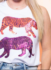 Bomb - Double Trouble Sequined Tank Top