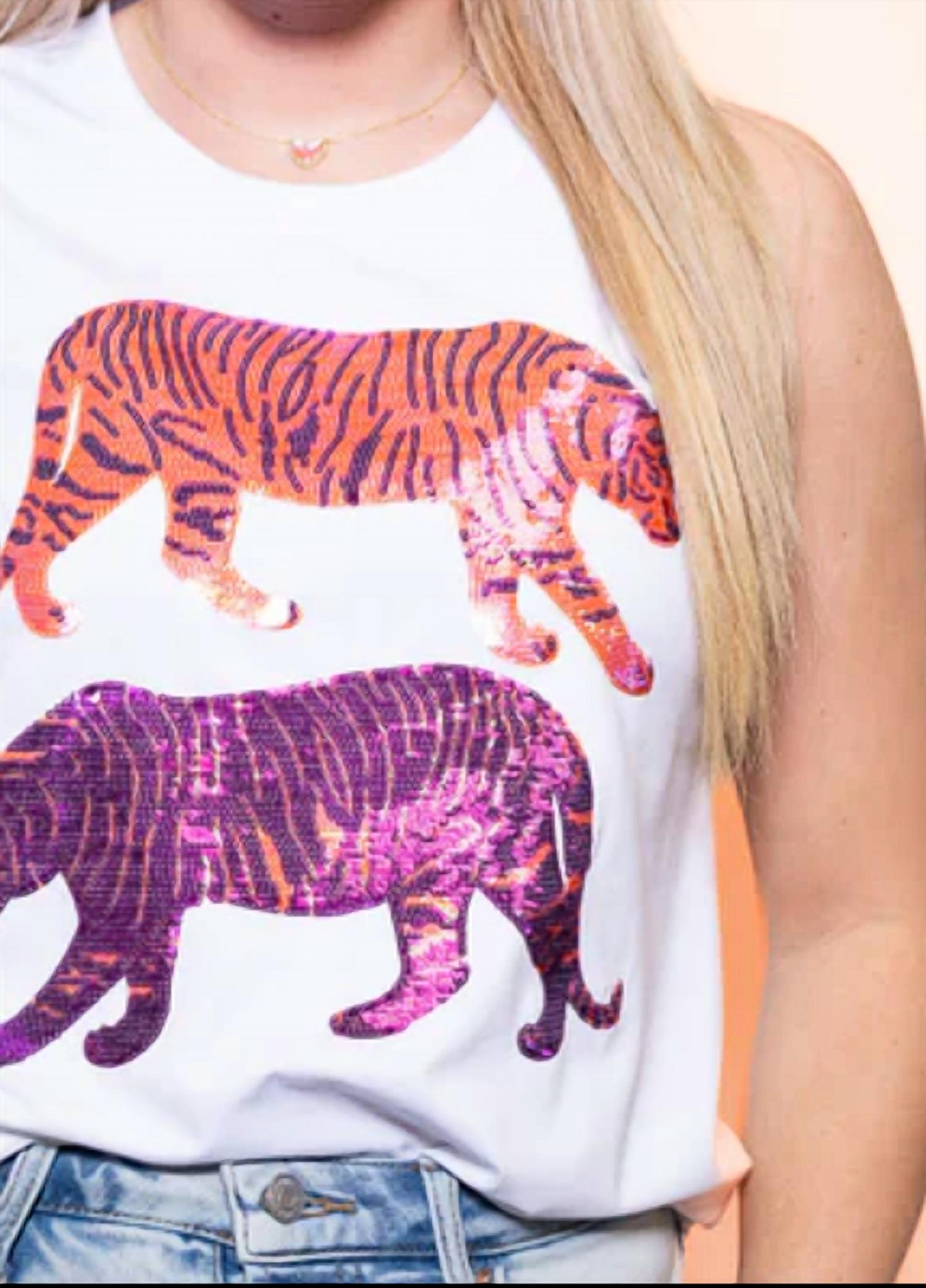 Bomb - Double Trouble Sequined Tank Top