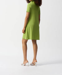 Joseph Ribkoff - Women's Silky Knit Zipped Collar Trapeze Dress