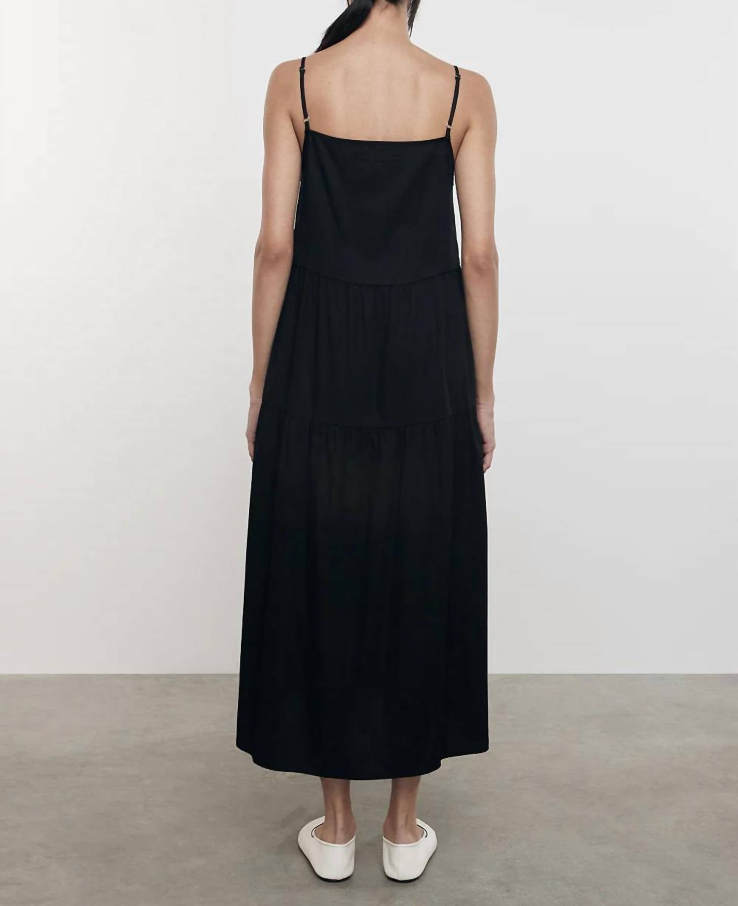 Enza Costa - Cool Cotton Strappy Tiered Dress