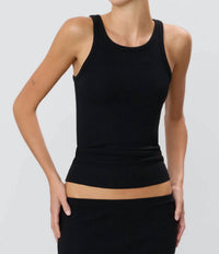 Eterne - High Neck Fitted Tank Top