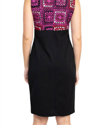 Danny & Nicole - Scoop Neck Sleeveless Crepe Dress With Matching Jacket Set