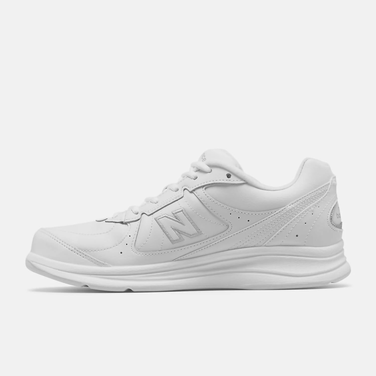 New Balance Men's 577v1 Walking Shoes in white - men's sneaker - detail view