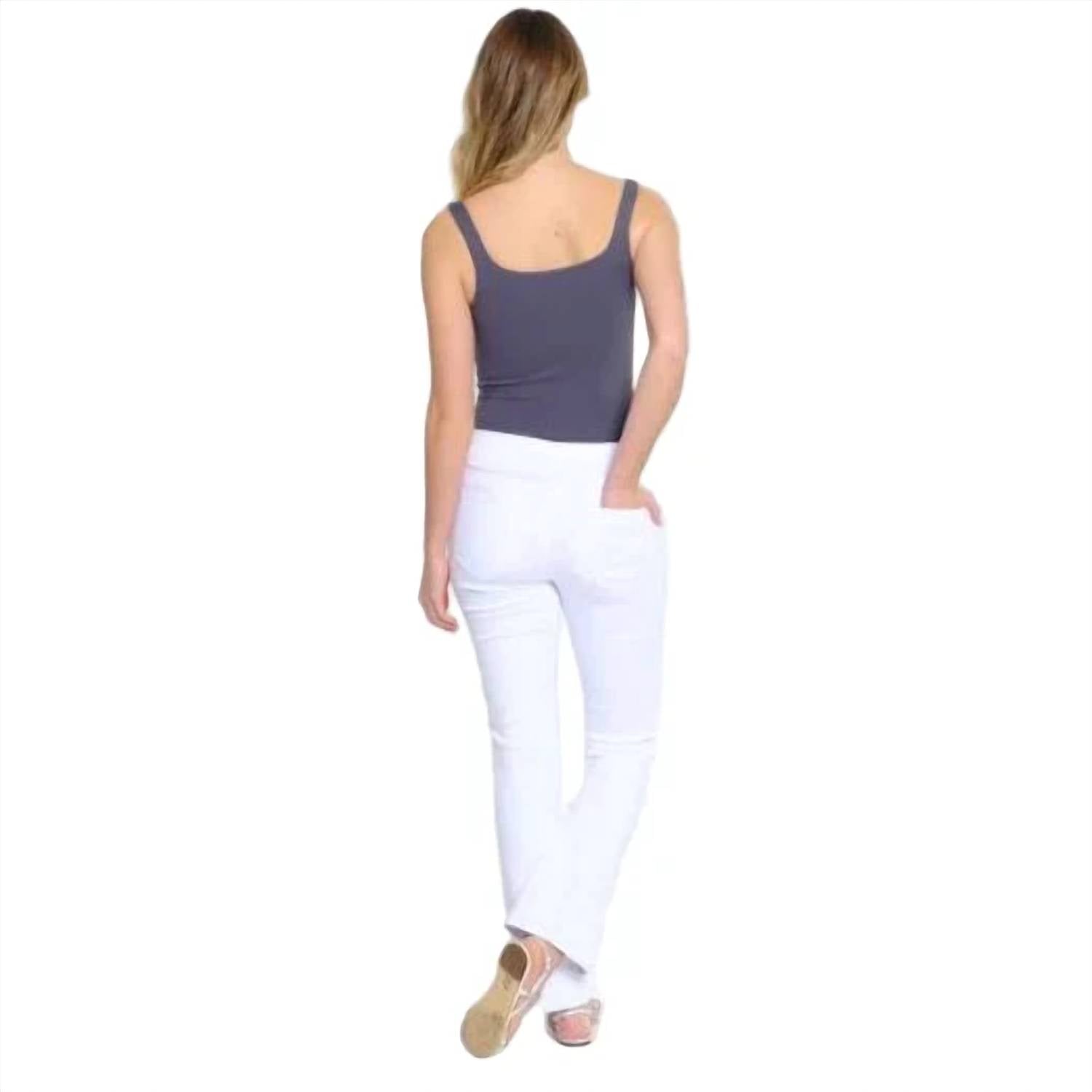 Multiples - Denim Ankle Pants With Real Pockets