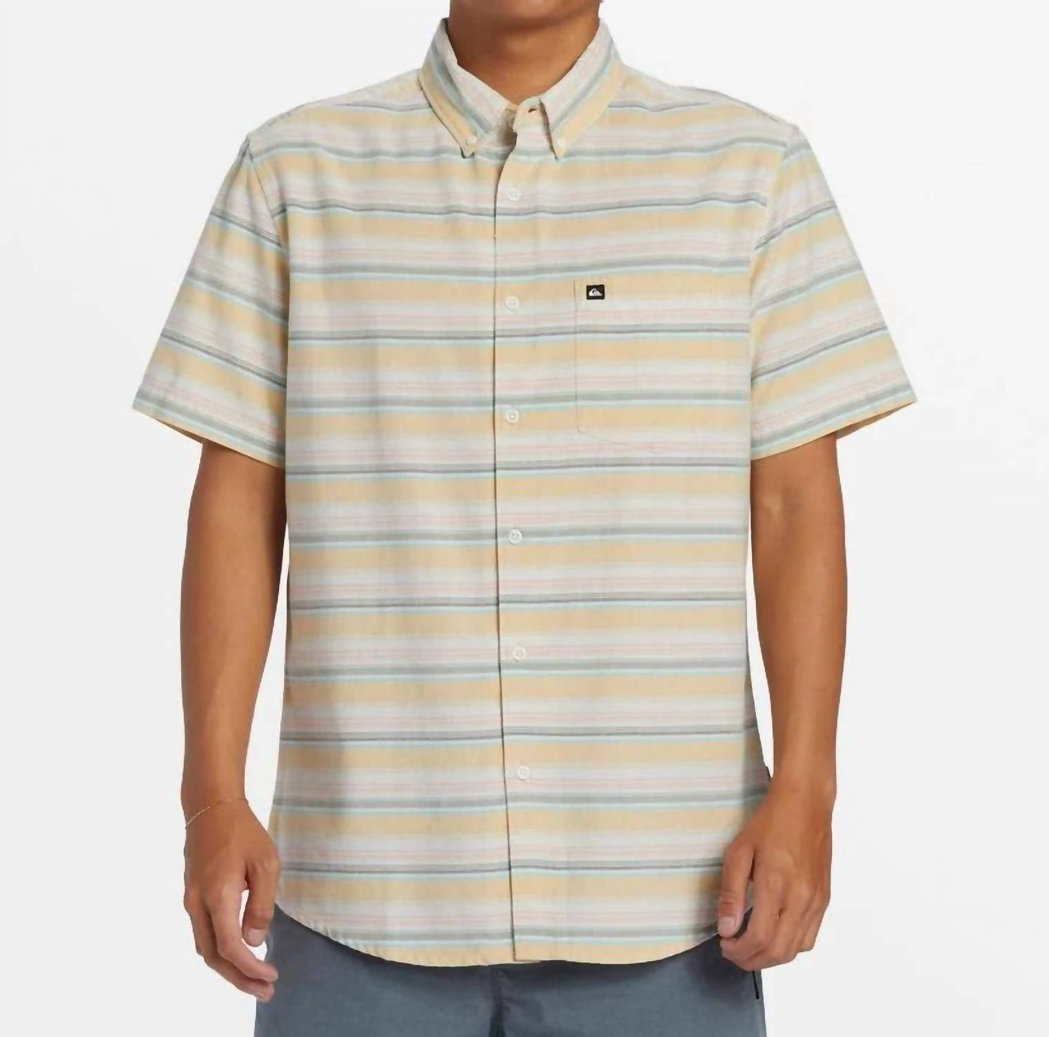 Quiksilver - Oxford Strip Classic Button Up Top