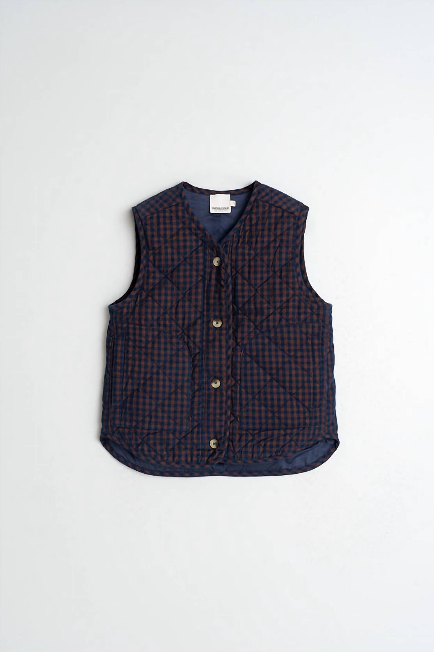 Indi & Cold - VICHY CORDUROY VEST